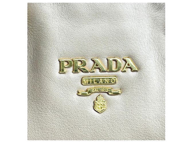 Prada Borsa Tote in Pelle Vitello Phenix Nero Large phenix leather Large - vista 7