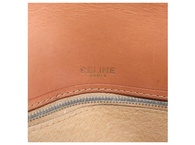 Céline CELINE Macadam Canvas Shoulder Bag PVC Leather Brown Gold - vista 18