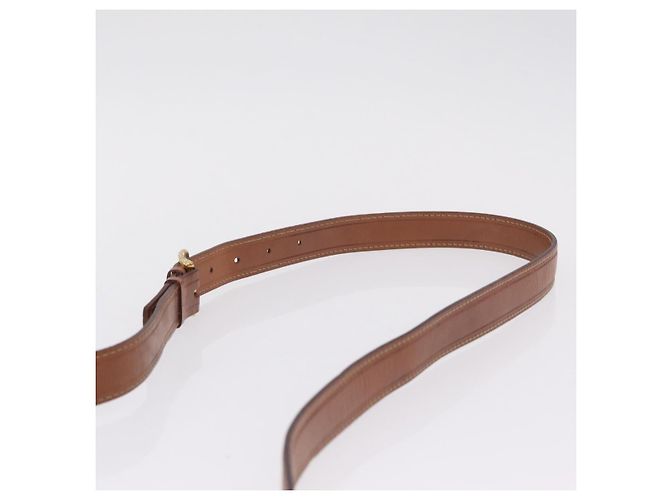Céline CELINE Macadam Canvas Shoulder Bag PVC Leather Brown Gold - vista 8