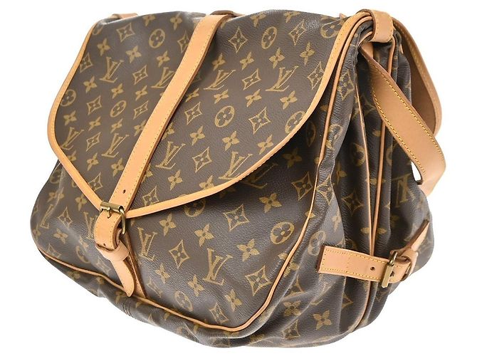 Louis Vuitton Saumur Monogram Canvas 35 - vista 3