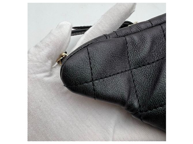 Borsello da vita Chanel in pelle matelassé nera - vista 14