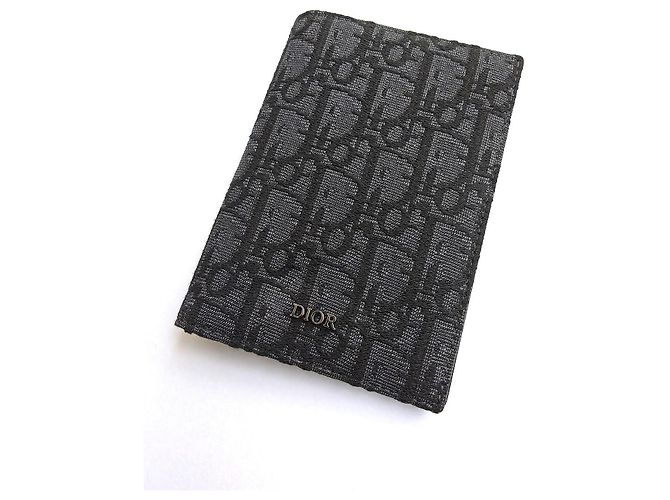 Copertura passaporto Dior Black Dior Oblique Jacquard - vista 2