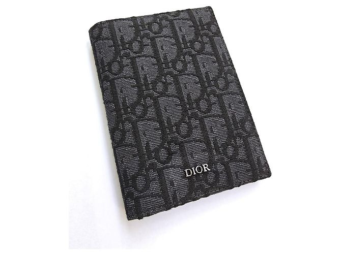 Copertura passaporto Dior Black Dior Oblique Jacquard - vista 3