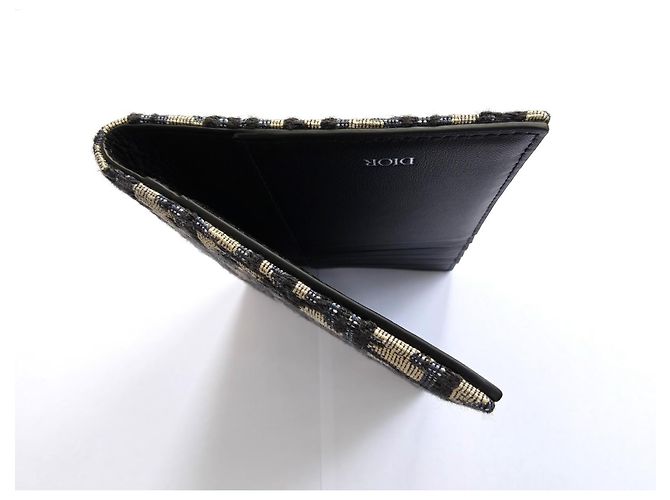 Cover per passaporto Dior Beige e Nero Oblique Jacquard - vista 15