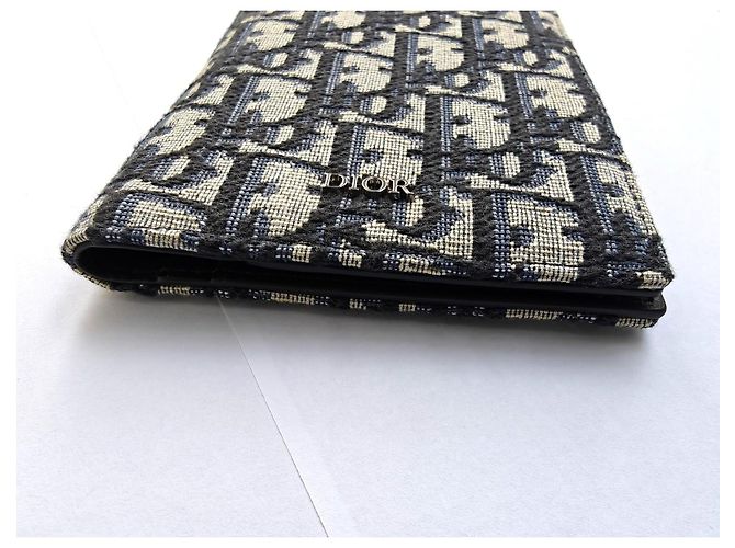 Cover per passaporto Dior Beige e Nero Oblique Jacquard - vista 16