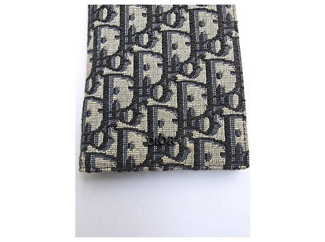 Cover per passaporto Dior Beige e Nero Oblique Jacquard - vista 4