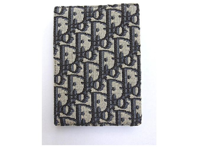 Cover per passaporto Dior Beige e Nero Oblique Jacquard - vista 6