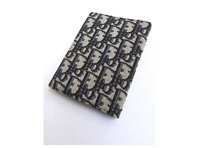Cover per passaporto Dior Beige e Nero Oblique Jacquard - vista 7
