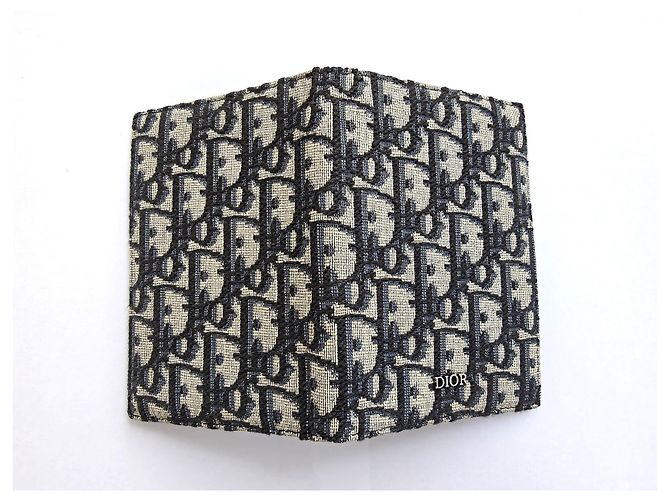 Cover per passaporto Dior Beige e Nero Oblique Jacquard - vista 9