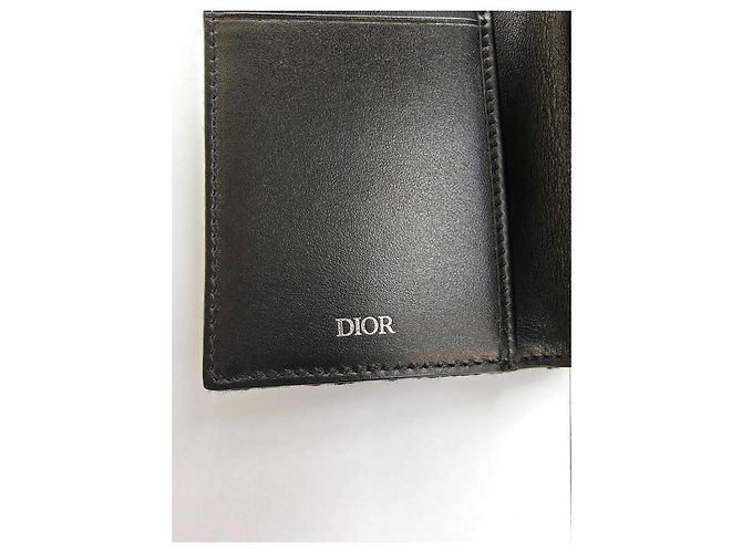 Tarjetero Dior Bifold Black Dior Oblique Jacquard - vista 10