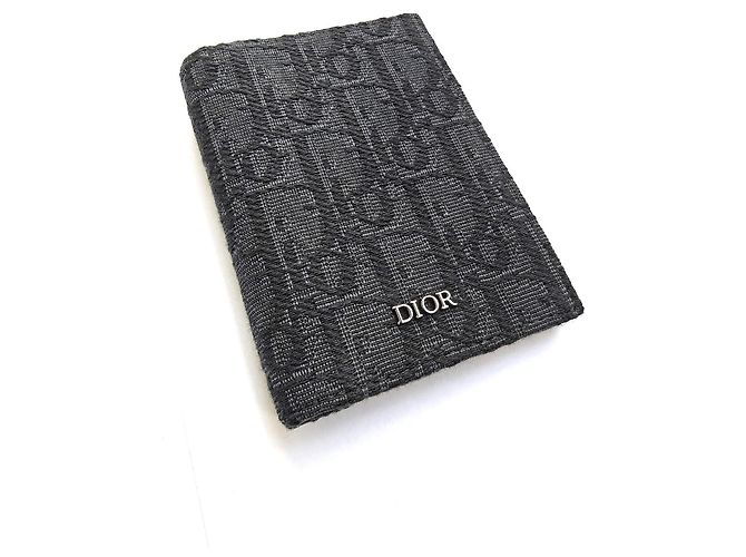 Tarjetero Dior Bifold Black Dior Oblique Jacquard - vista 2
