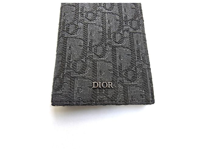 Tarjetero Dior Bifold Black Dior Oblique Jacquard - vista 4