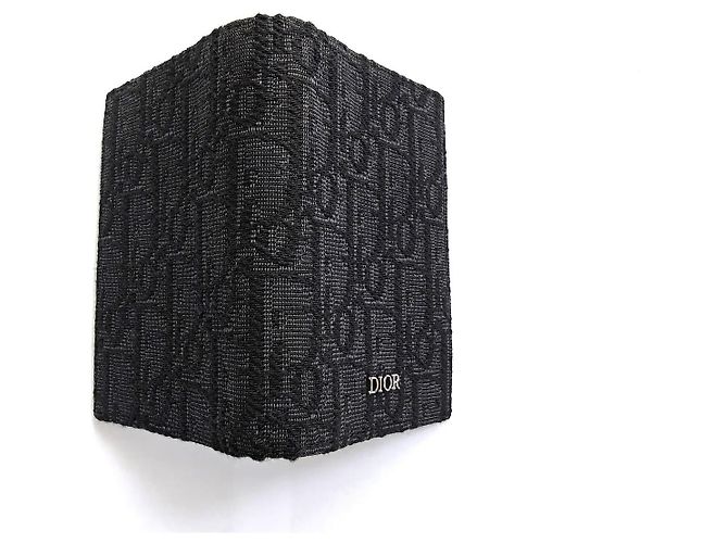 Tarjetero Dior Bifold Black Dior Oblique Jacquard - vista 6