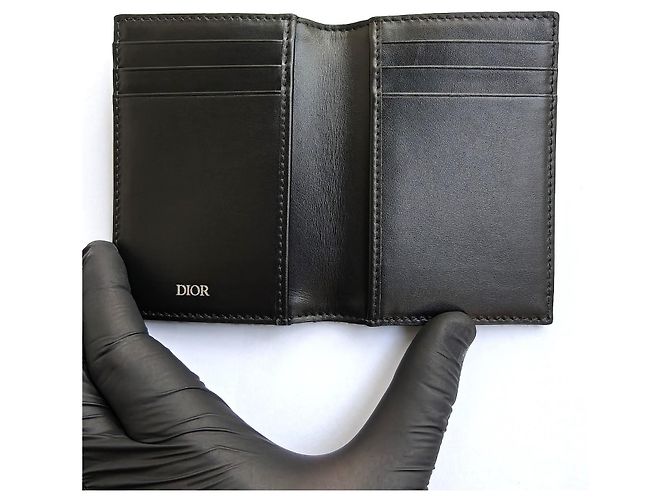 Tarjetero Dior Bifold Black Dior Oblique Jacquard - vista 7