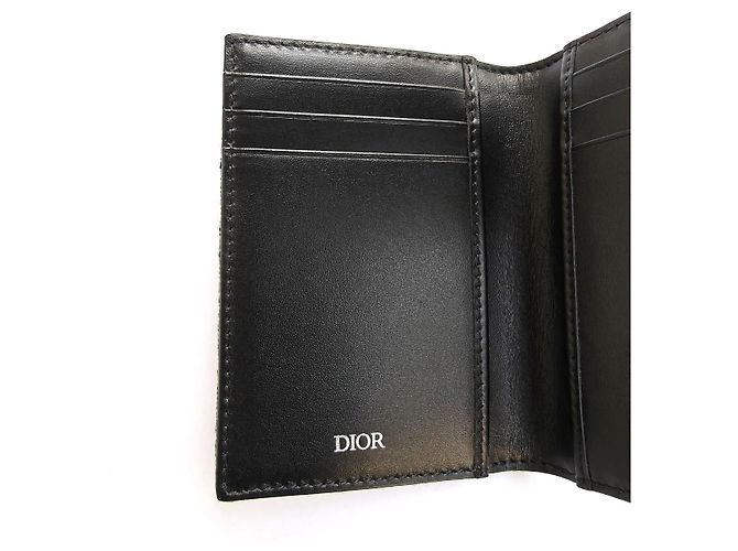 Tarjetero Dior Bifold Black Dior Oblique Jacquard - vista 9