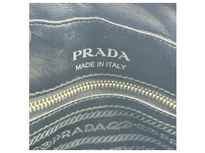 Prada Camera Diagramme Quilted Leather Small - vista 6