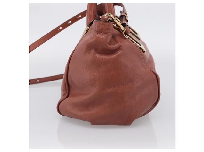 Chloé Ethel Borsa in pelle rosa - vista 3