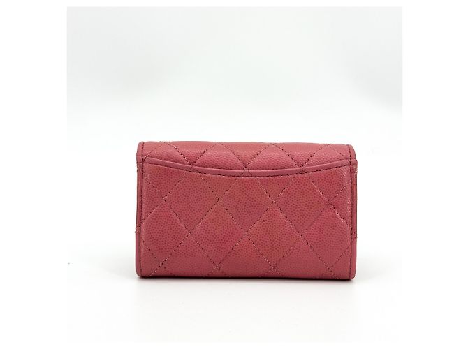 Chanel Classic Flap Card Case Quilted Caviar - vista 2