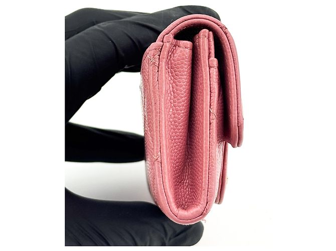 Chanel Classic Flap Card Case Quilted Caviar - vista 3