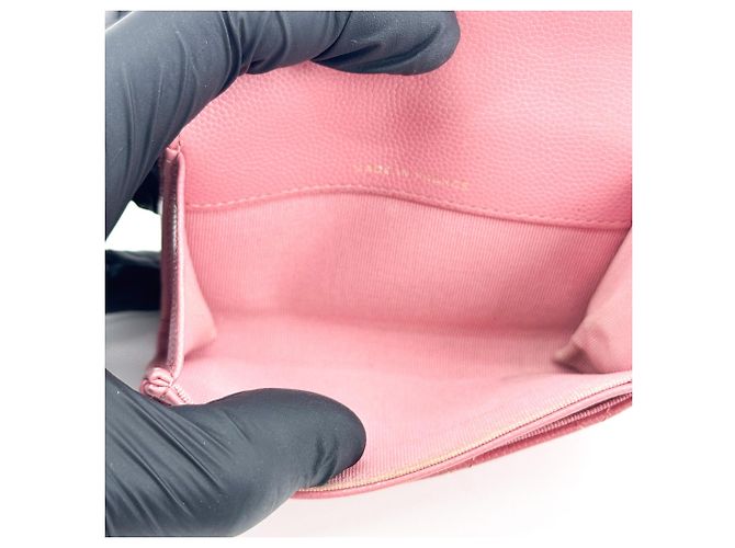 Chanel Classic Flap Card Case Quilted Caviar - vista 6