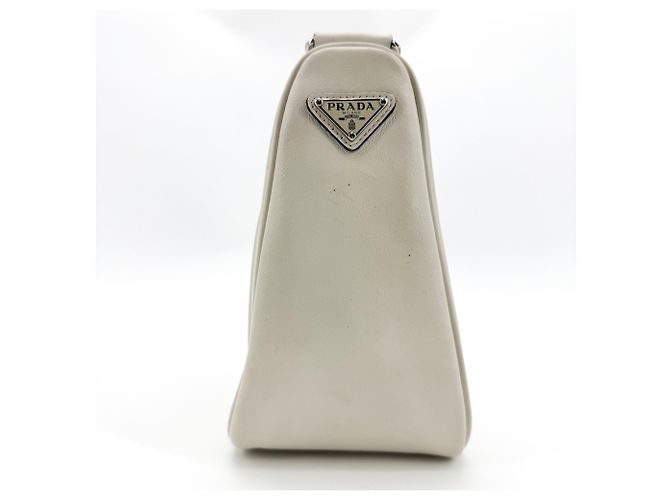 Prada Triangle Logo Zip Leather Small - vista 4