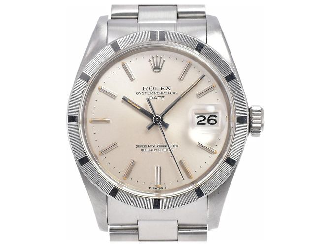 Rolex Oyster Perpetual Date Automatic Stainless Steel 34 - vista 5