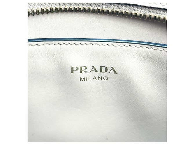 Borsa Tote Prada Vintage in Pelle - vista 5