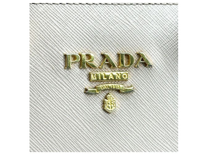 Borsa Tote Prada Vintage in Pelle - vista 6