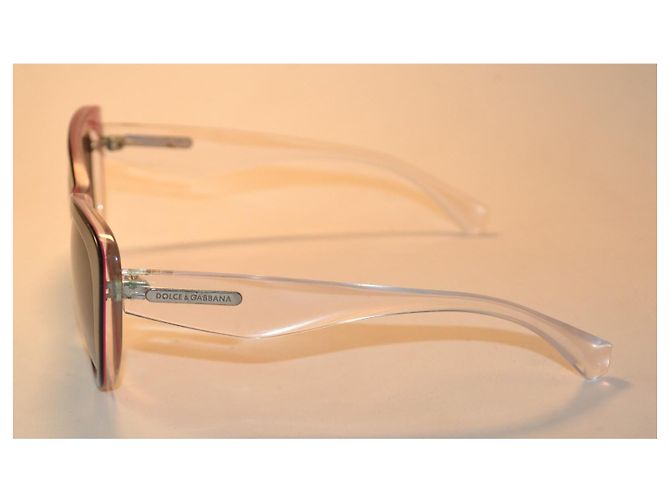 Dolce & Gabbana Occhiali da Sole Cat-Eye DG4221 - Rosa e Nero - vista 3