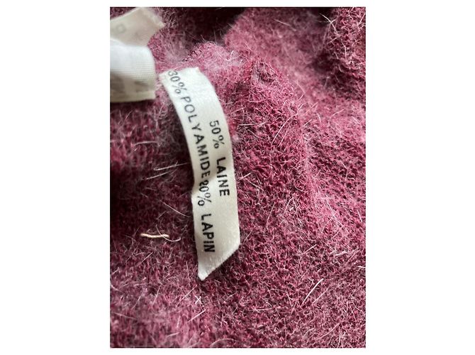 Christian Dior Set Cardigan e Abito in Lana Rosa - vista 5