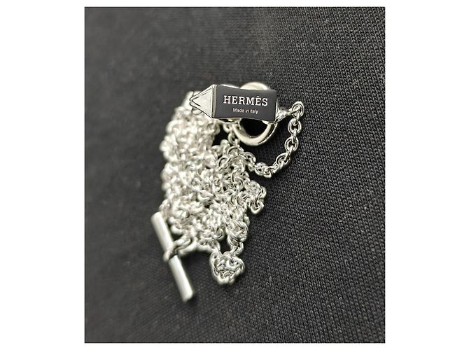Hermès Hermes Amulettes Birkin 925 Silver Anhänger Halskette - Ansicht 6