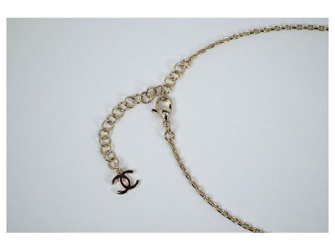 Collana con pendente Chanel Crystal Ribbon Bow CC - vista 4