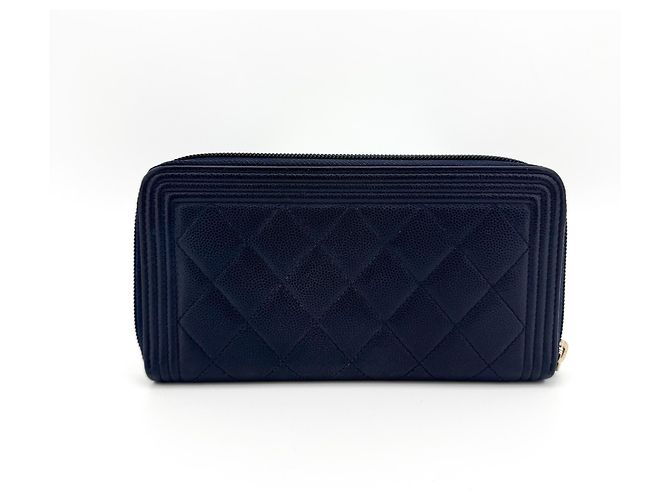 Chanel Boy Zip Around Quilted Caviar Long - Ansicht 2
