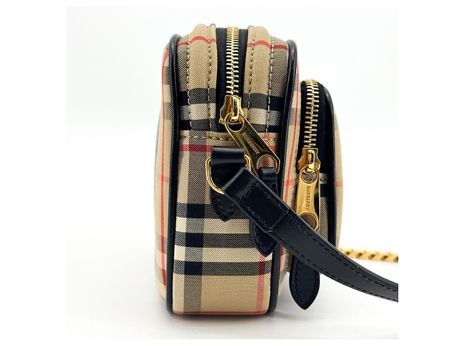 Burberry Camera Horseferry Print Coated Canvas Mini - vista 4