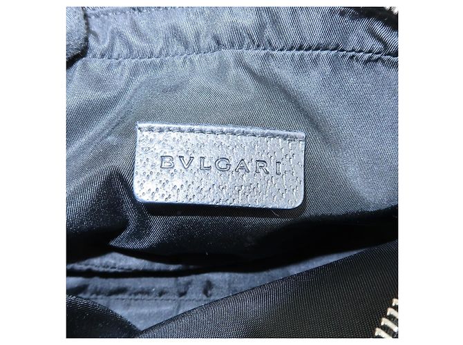 Bulgari Pouch Bvlgari Canvas Preto - vista 6