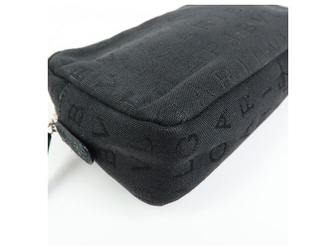 Bulgari Pouch Bvlgari Canvas Preto - vista 7