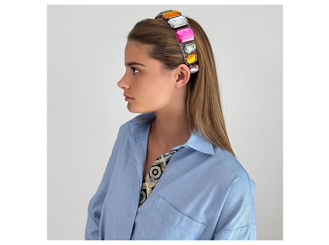 Autre Marque Butler & Wilson Fascia per Capelli con Cristalli - vista 2