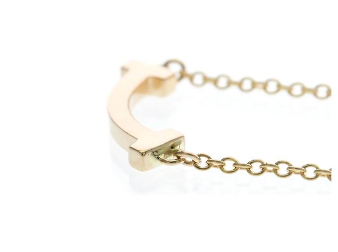 Pendente Tiffany & Co. T Smile Oro Rosa 18K Mini - vista 4