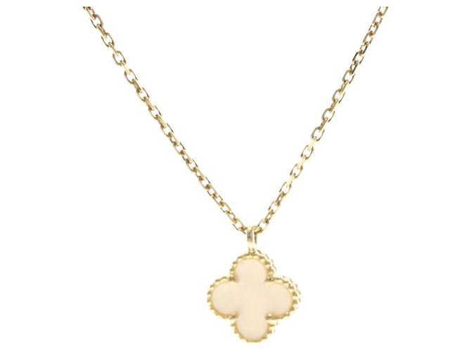 Pendente Sweet Alhambra Van Cleef & Arpels Oro Giallo 18K e Madreperla - vista 2