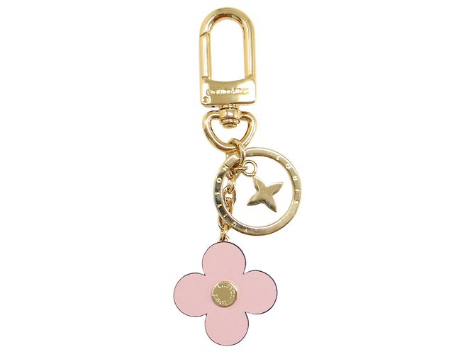 Portachiavi Louis Vuitton Blooming Flower BB Monogram Canvas Leather - vista 2