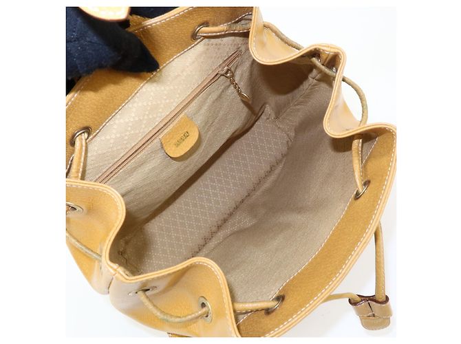 Gucci Vintage Bamboo Leather Medium - vue 5
