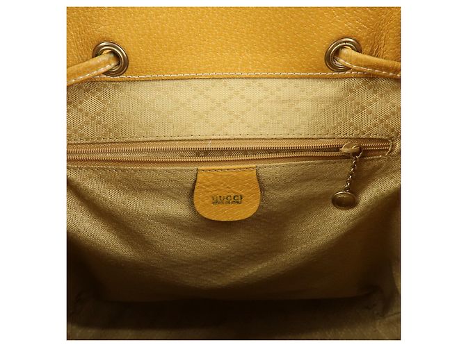 Gucci Vintage Bamboo Leather Medium - vue 6