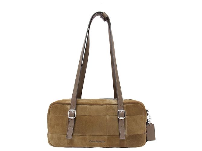 Borsa Boston COACH in pelle marrone - vista 3