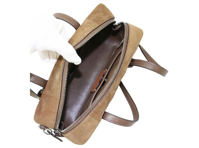 Borsa Boston COACH in pelle marrone - vista 5