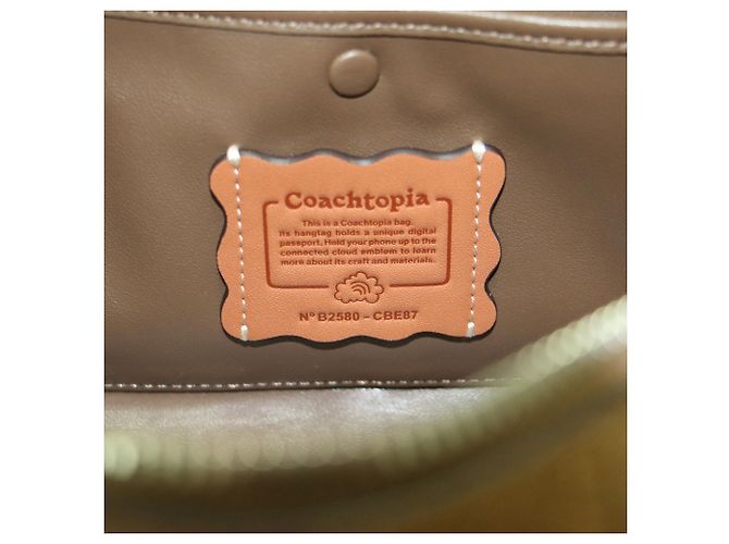 Borsa Boston COACH in pelle marrone - vista 6