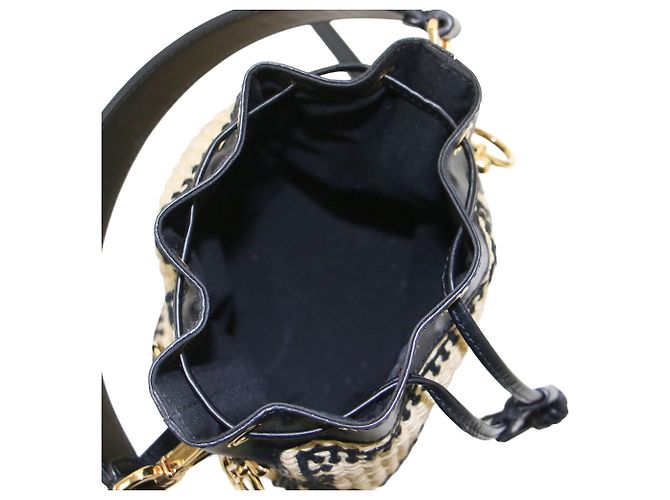 Borsa a spalla Fendi Mini Montresor Cloche - vista 5