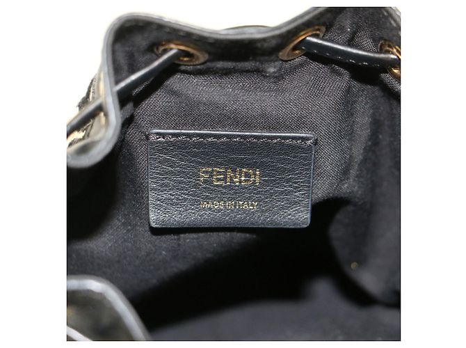 Borsa a spalla Fendi Mini Montresor Cloche - vista 6