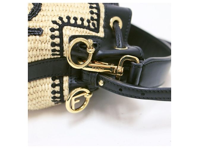 Borsa a spalla Fendi Mini Montresor Cloche - vista 8