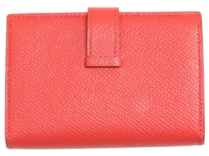 Béarn Hermès Tarjetero Hermes Bearn Mini Rose Jaipur - vista 2