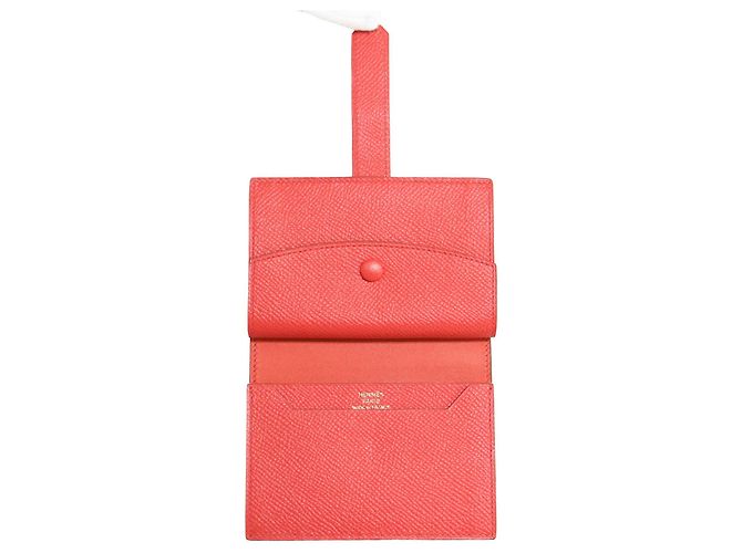 Béarn Hermès Tarjetero Hermes Bearn Mini Rose Jaipur - vista 3
